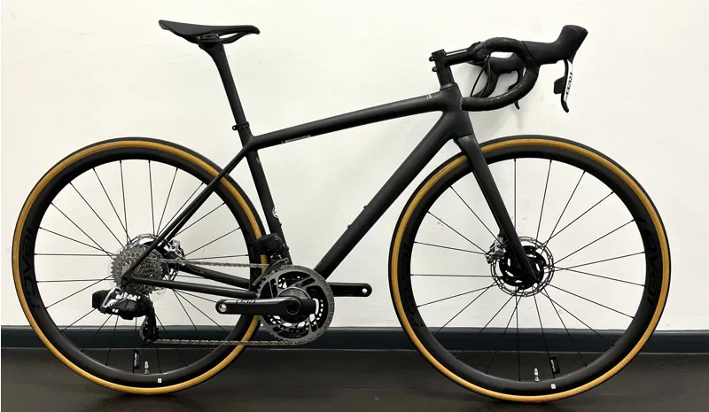 EX DISPLAY Specialized S-Works Aethos SRAM Red eTap AXS Road Bike 52cm 2023 in Black Carbon Eyris